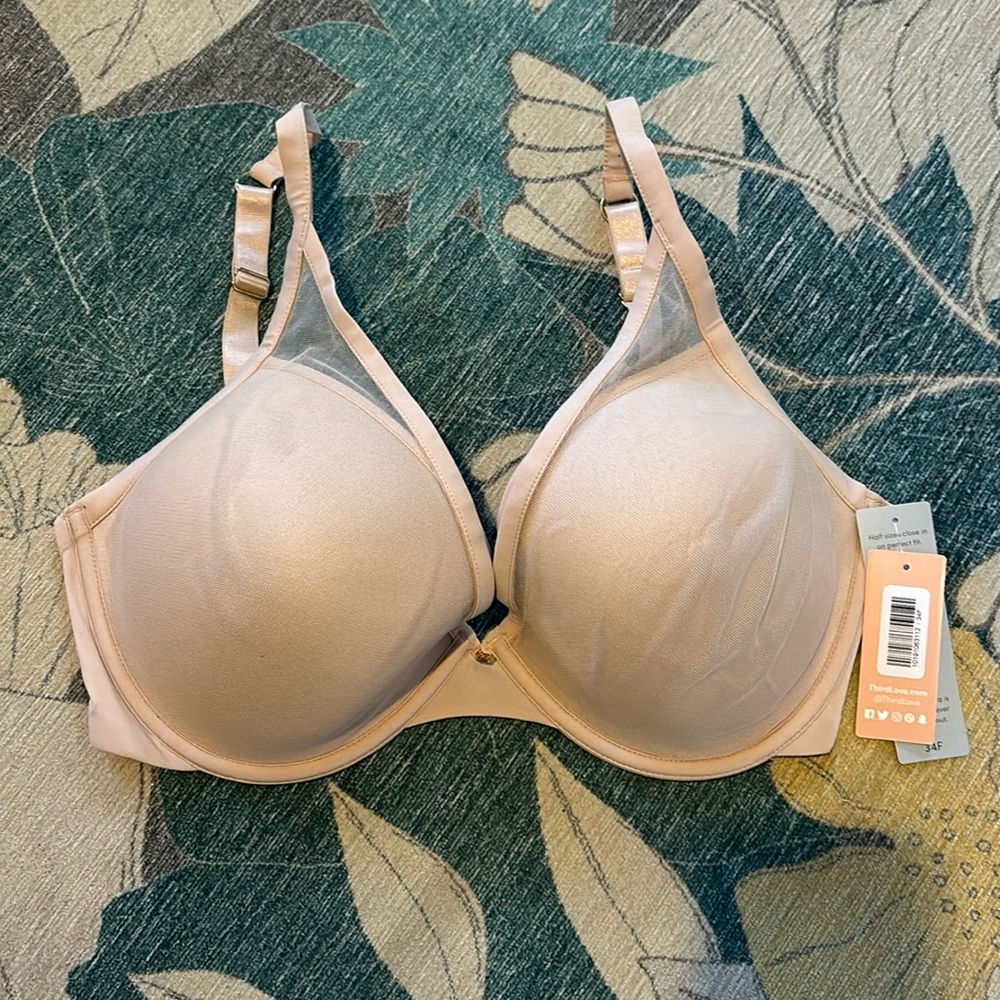 Thirdlove  |  Classic Contour Plunge Bra  |  34F